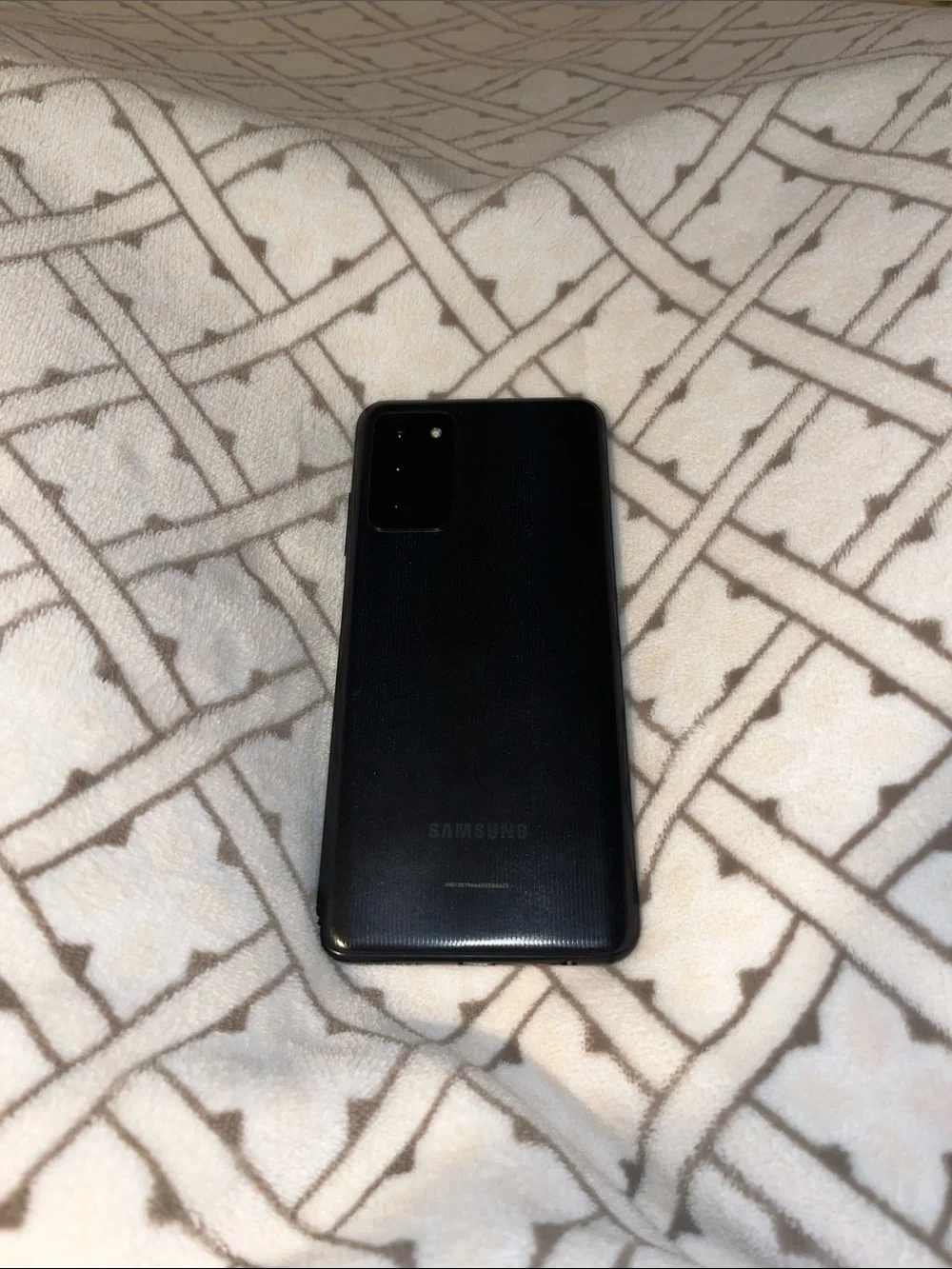 Samsung Black Smartphone with Edge Display